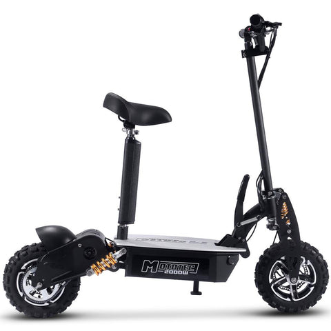 MotoTec 48V/12Ah 2000W Stand Up Electric Scooter MT-2000w MT 2000w Black 5 480x480