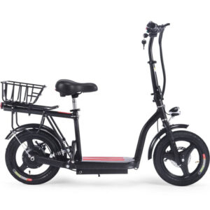 mototec cruiser 48v 350w lithium electric scooter black