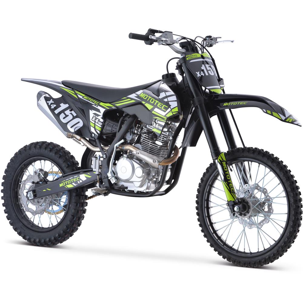mototec x4 150cc 4 stroke gas dirt bike