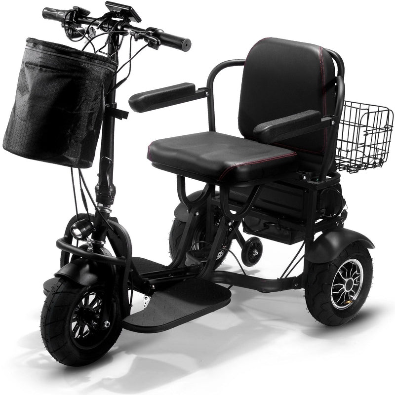 mototec folding mobility electric trike 48v 1000w dual motor lithium black mototec folding mobility electric trike 48v 1000w dual motor lithium black