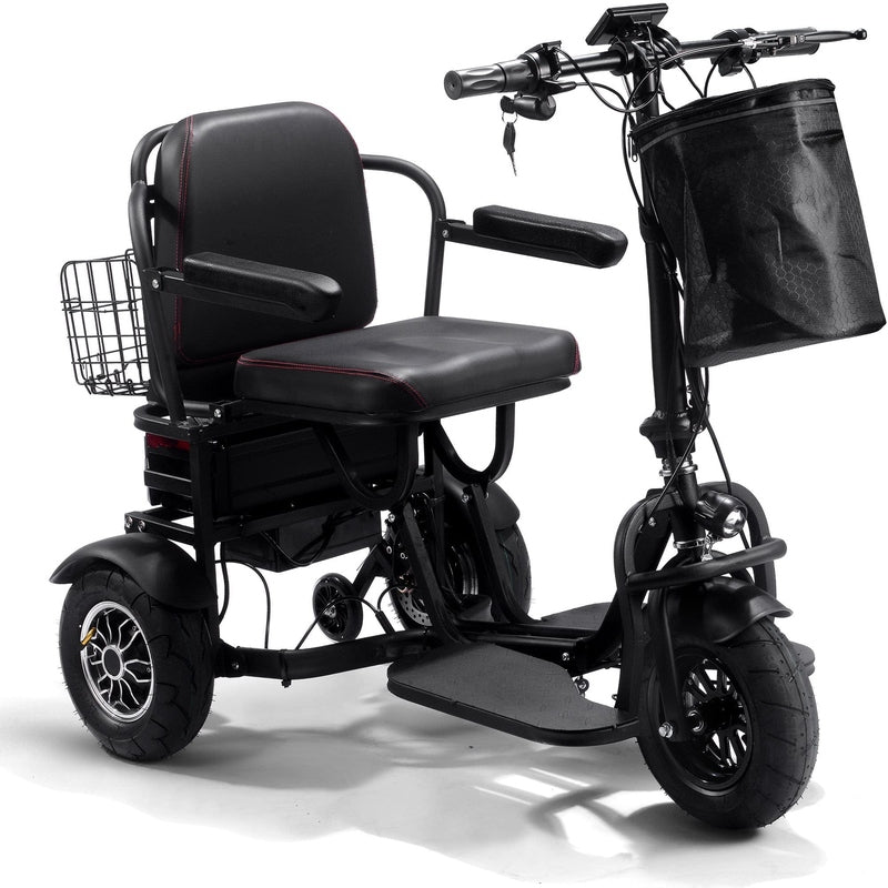 mototec folding mobility electric trike 48v 1000w dual motor lithium black mototec folding mobility electric trike 48v 1000w dual motor lithium black