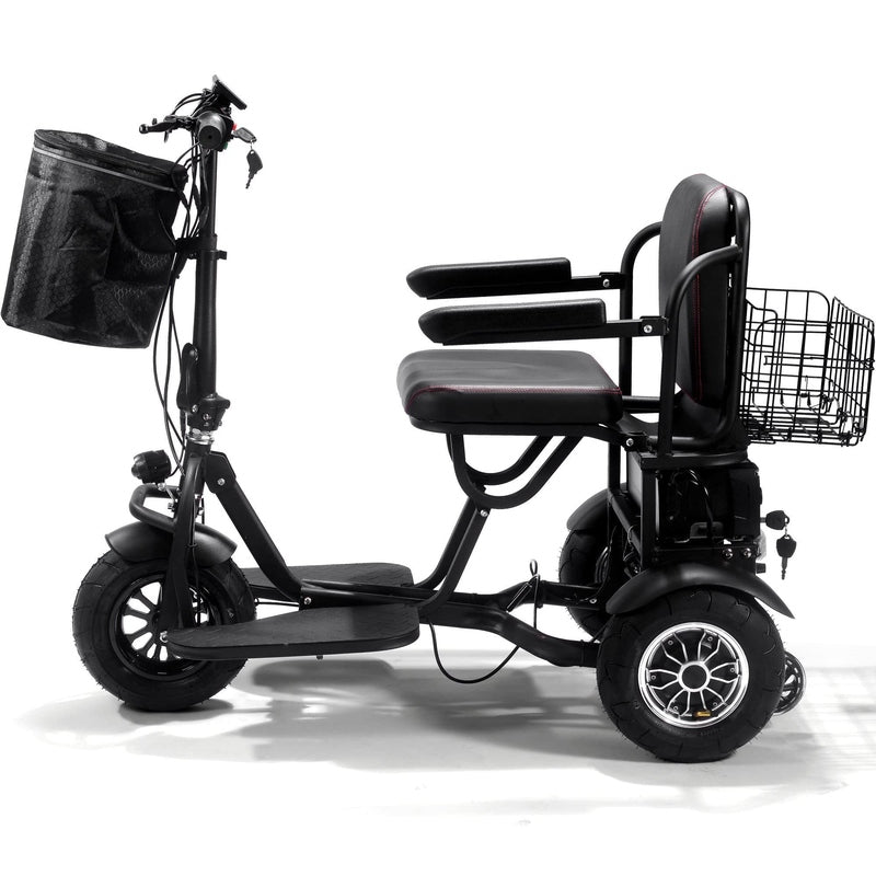 mototec folding mobility electric trike 48v 1000w dual motor lithium black mototec folding mobility electric trike 48v 1000w dual motor lithium black