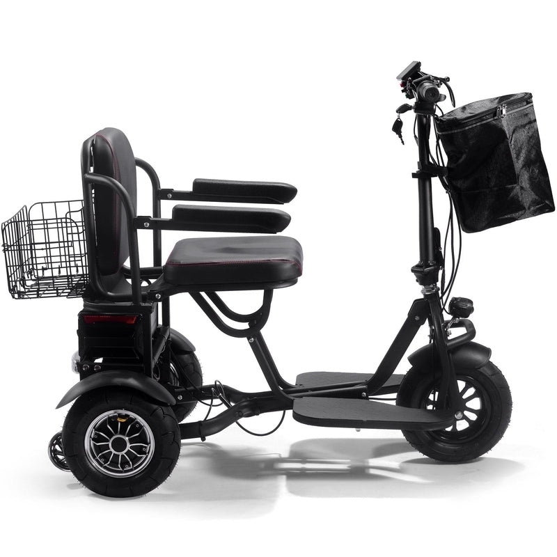 mototec folding mobility electric trike 48v 1000w dual motor lithium black mototec folding mobility electric trike 48v 1000w dual motor lithium black