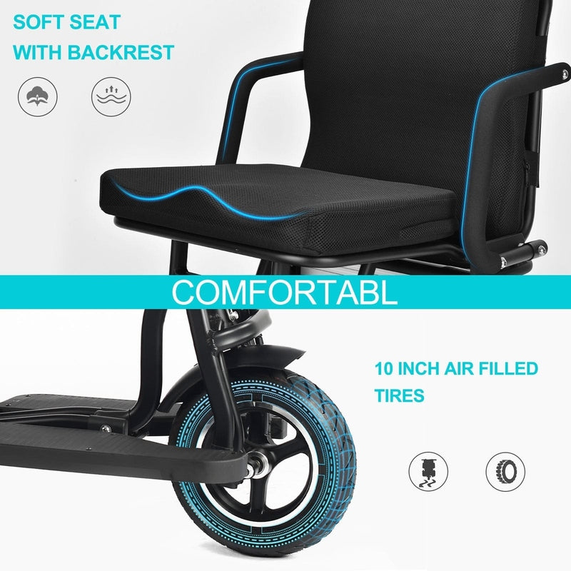 mototec folding mobility electric trike 48v 700w dual motor lithium black mototec folding mobility electric trike 48v 700w dual motor lithium black
