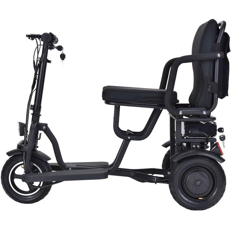 mototec folding mobility electric trike 48v 700w dual motor lithium black mototec folding mobility electric trike 48v 700w dual motor lithium black