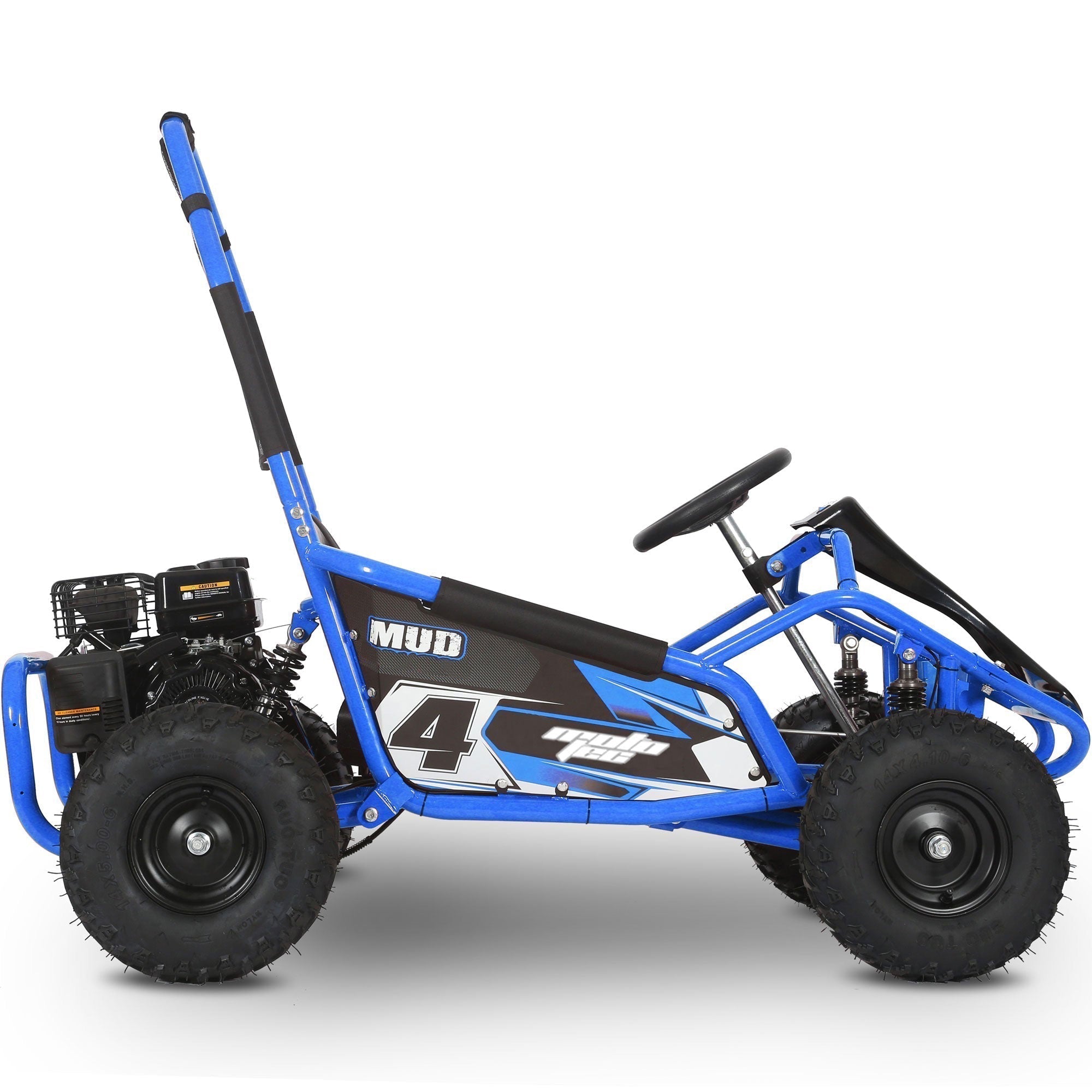 mototec mud kids gas powered 98cc go kart