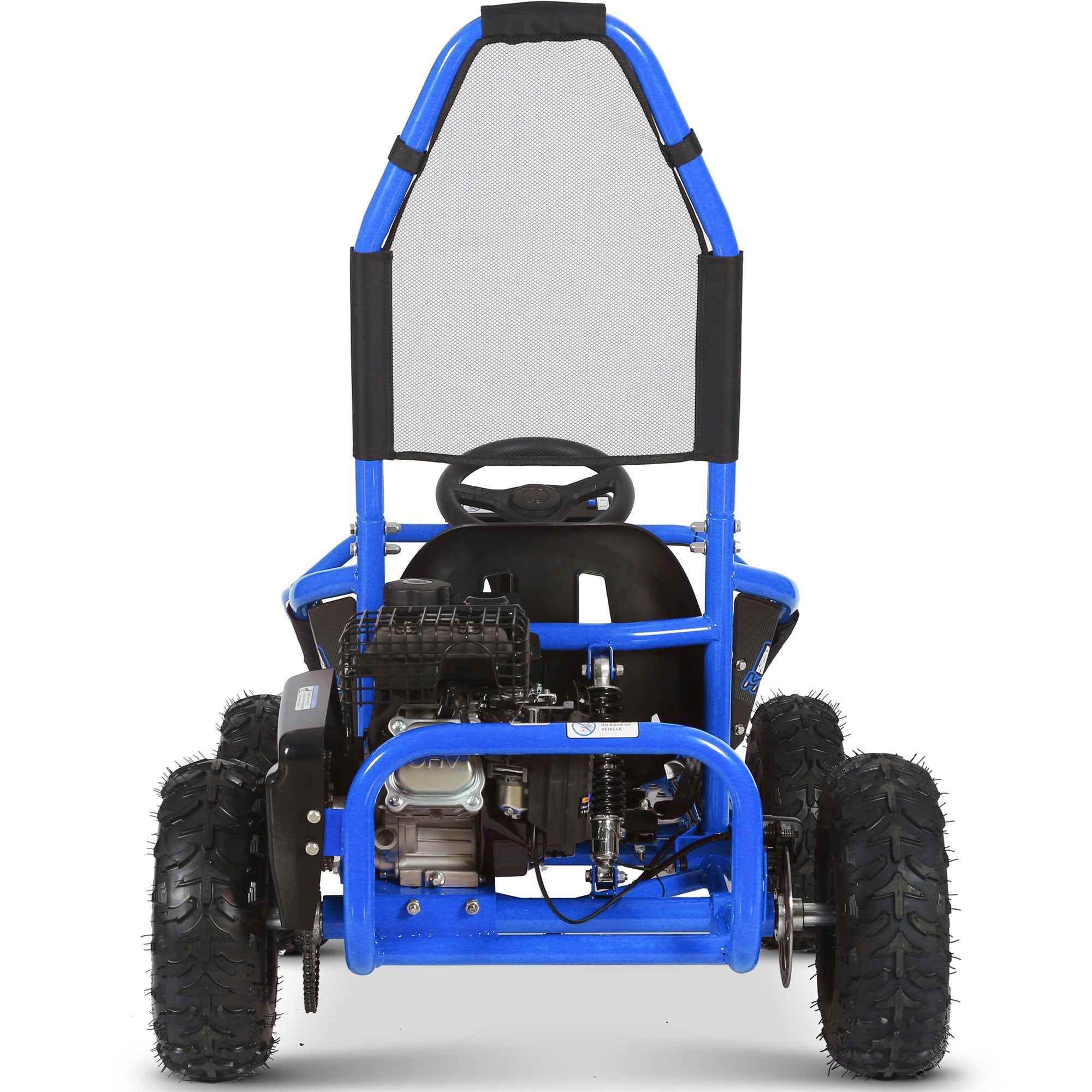 mototec mud kids gas powered 98cc go kart