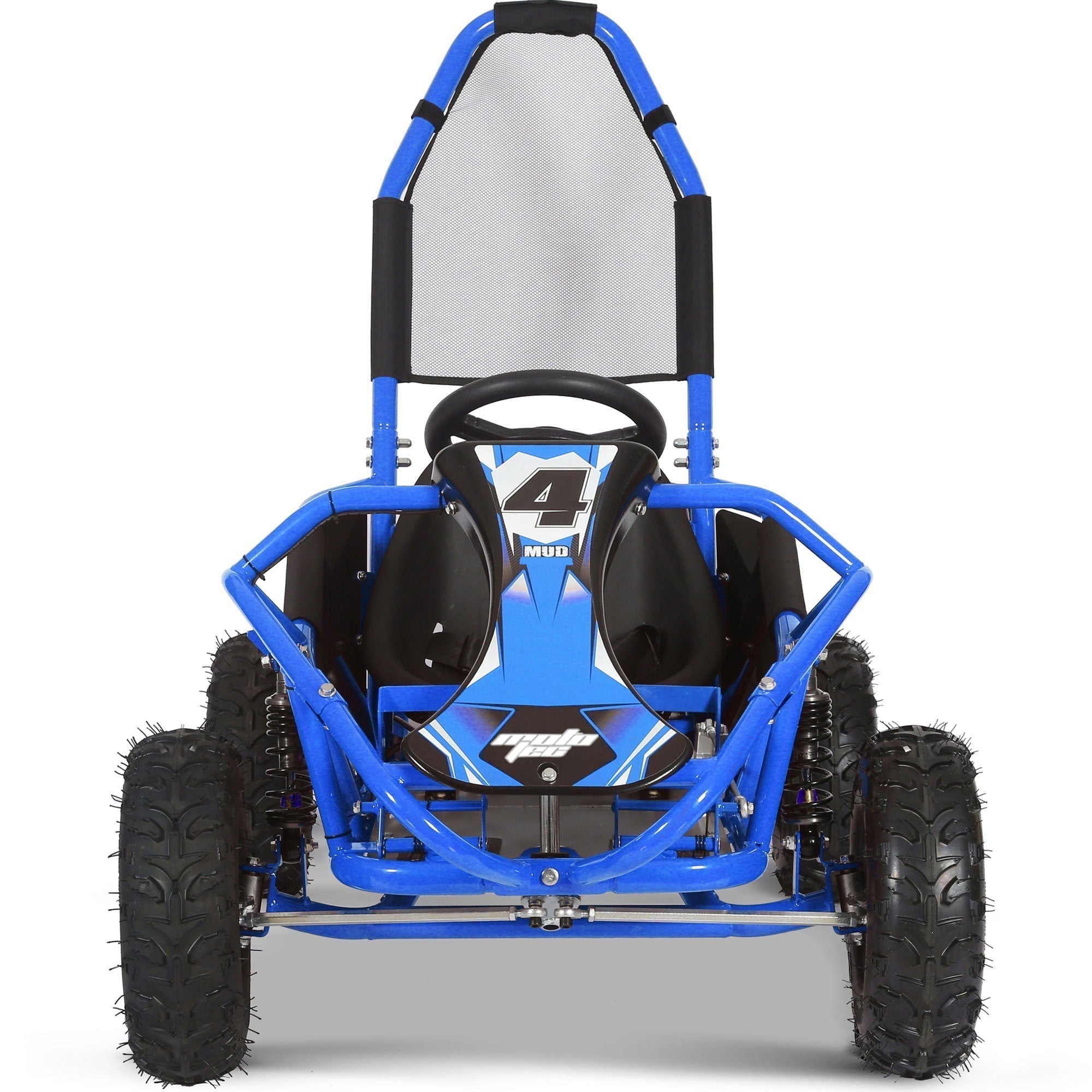 mototec mud kids gas powered 98cc go kart