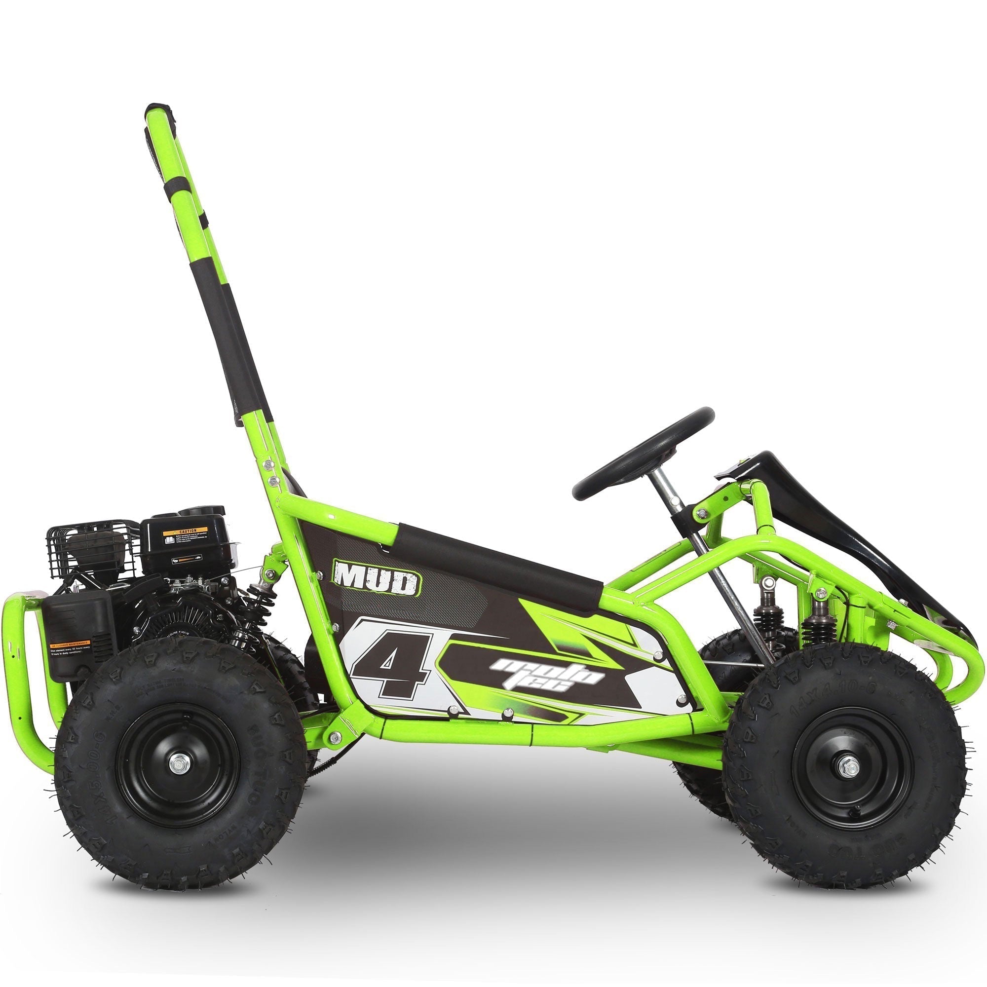 mototec mud kids gas powered 98cc go kart