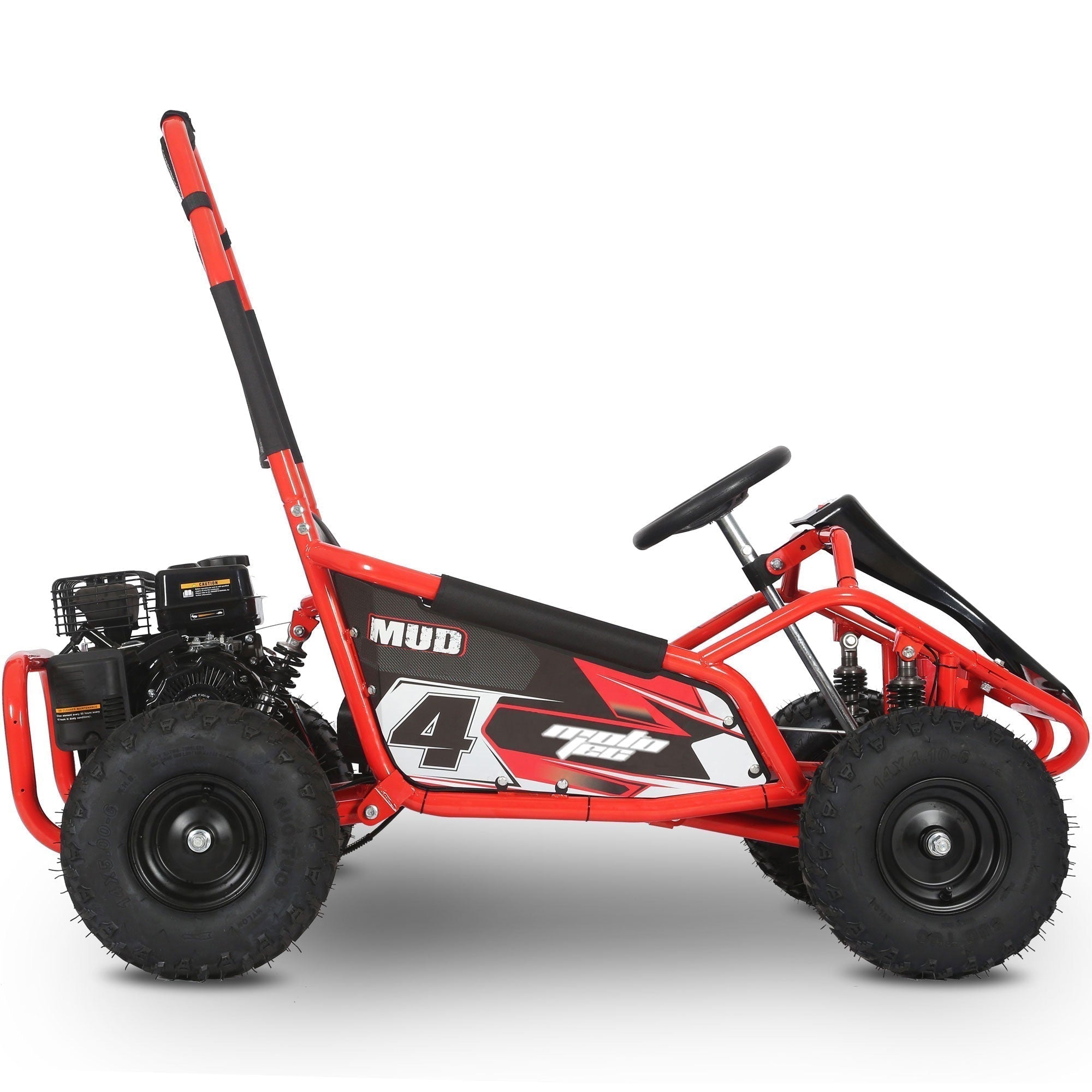 mototec mud kids gas powered 98cc go kart
