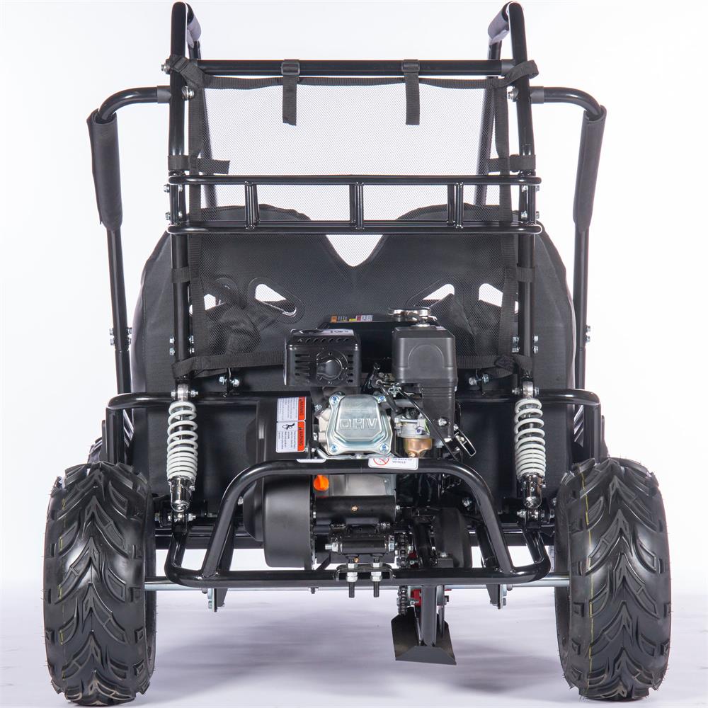 mototec mud xl 212cc 2 seat go kart full suspension