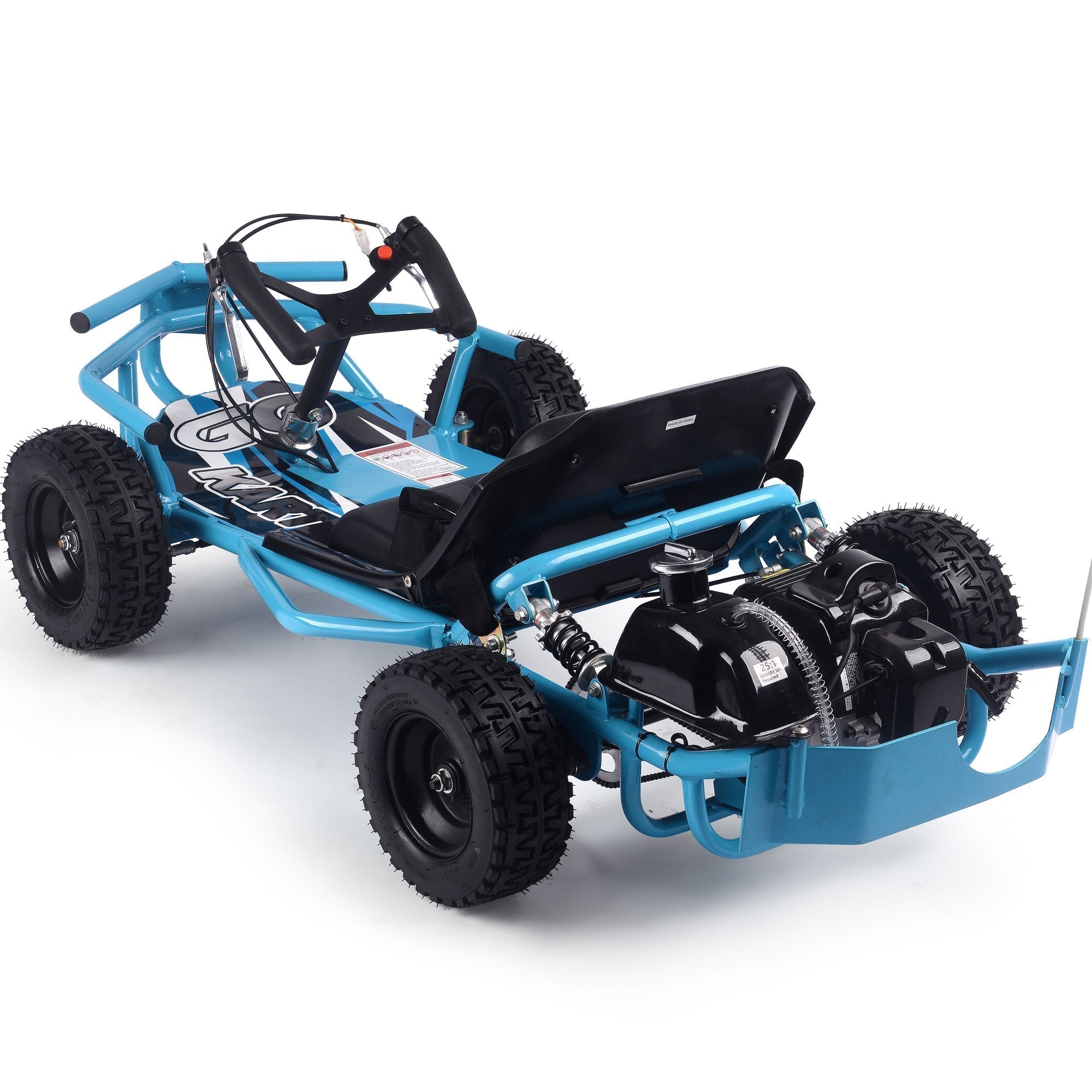 mototec sandman kids gas powered 52cc go kart