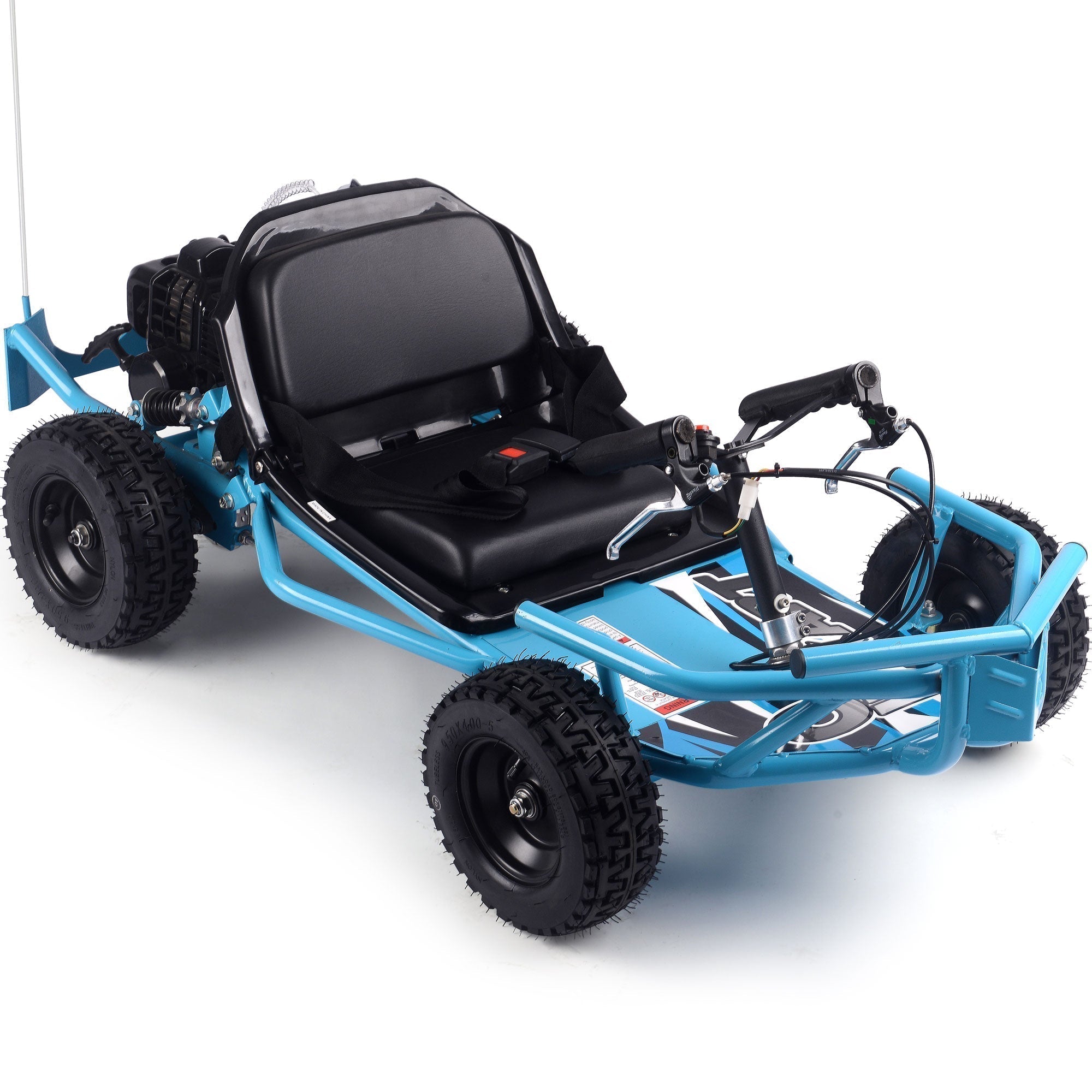mototec sandman kids gas powered 52cc go kart