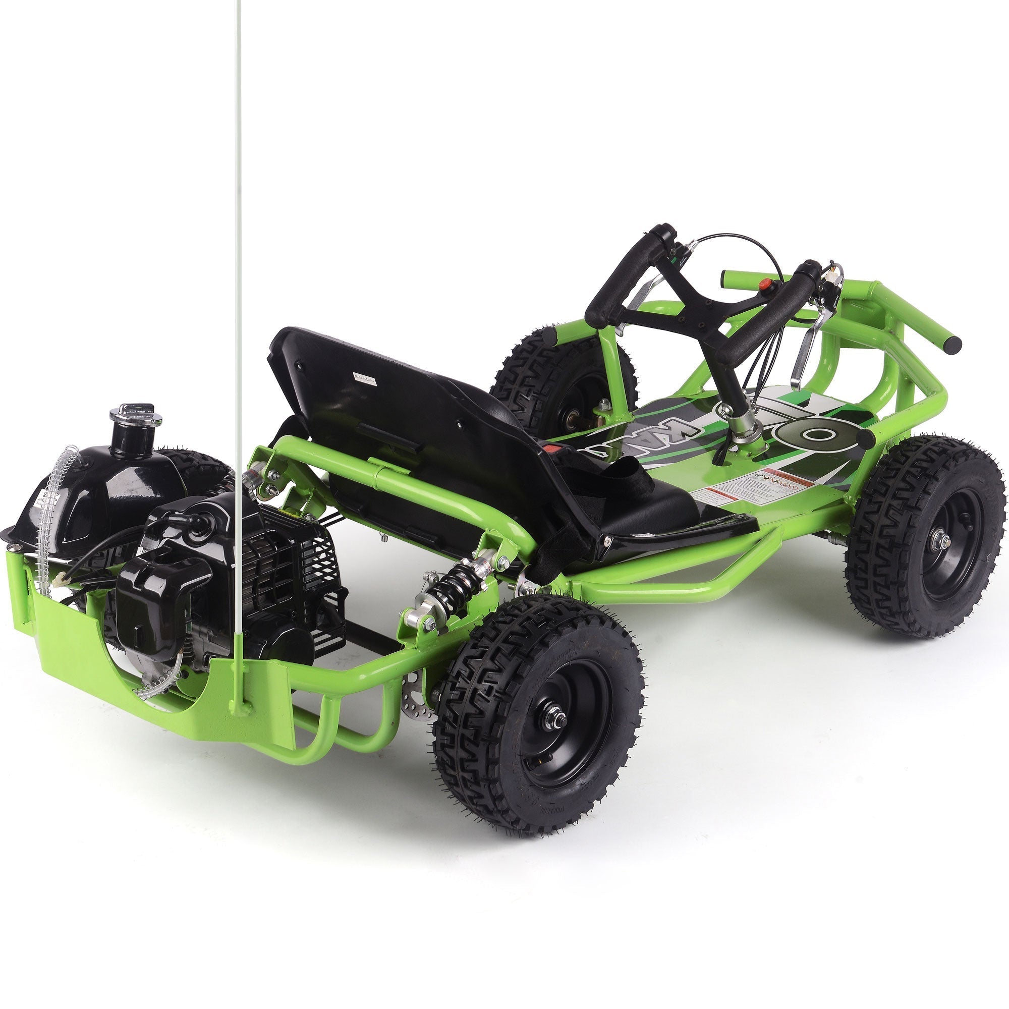 mototec sandman kids gas powered 52cc go kart