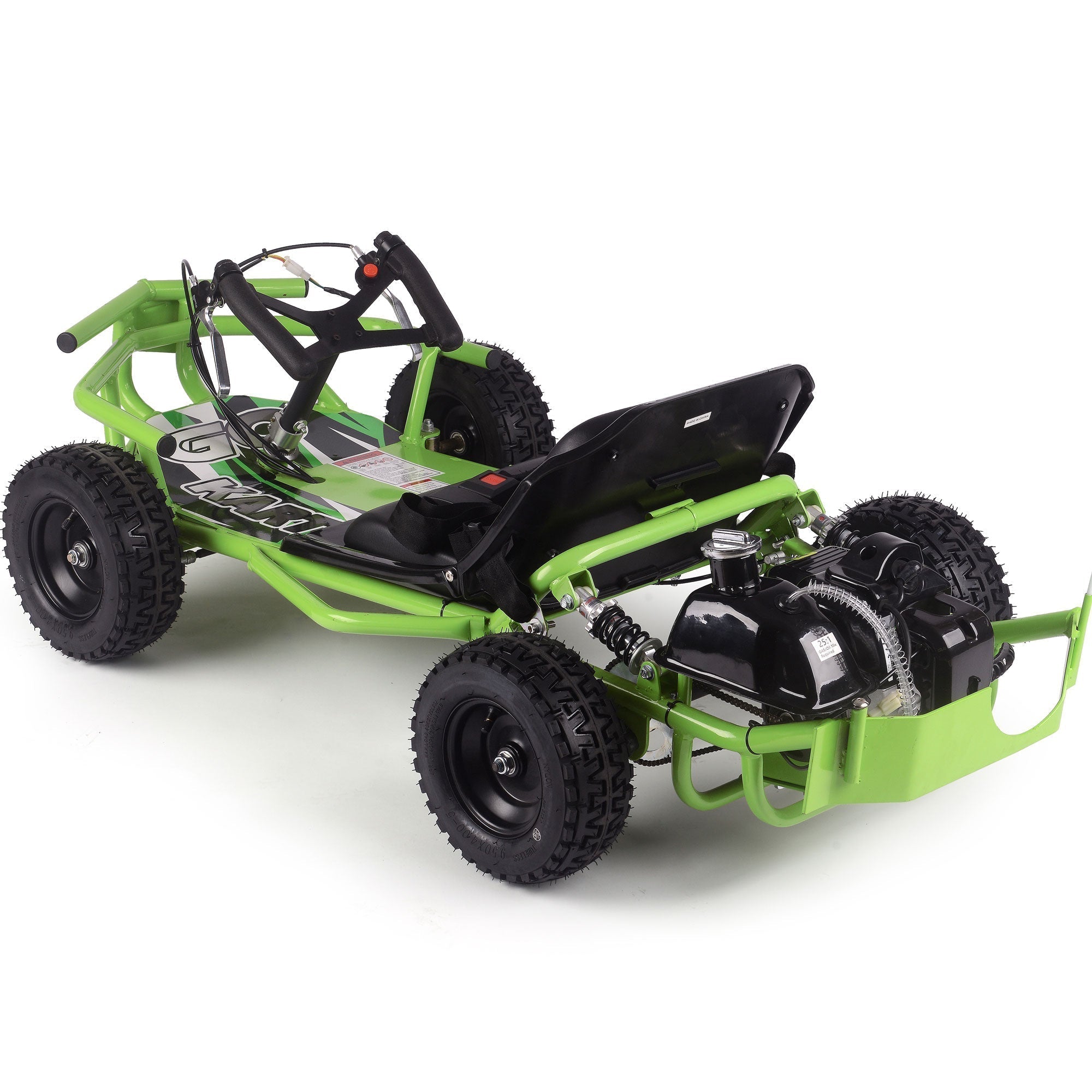 mototec sandman kids gas powered 52cc go kart