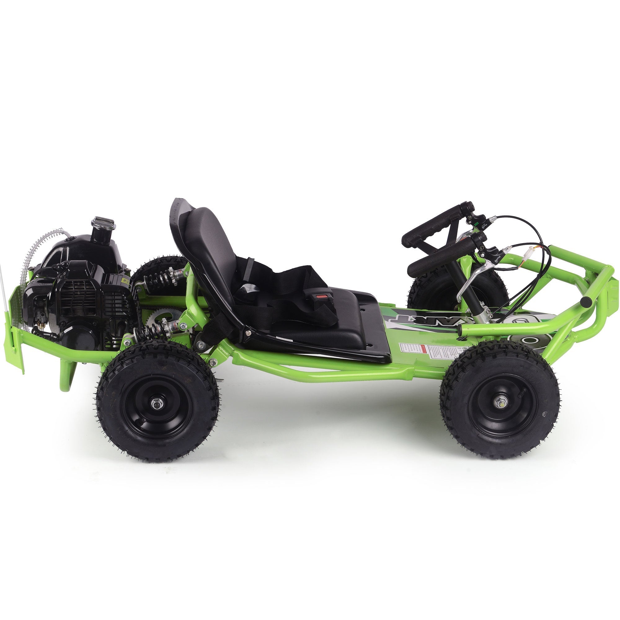 mototec sandman kids gas powered 52cc go kart