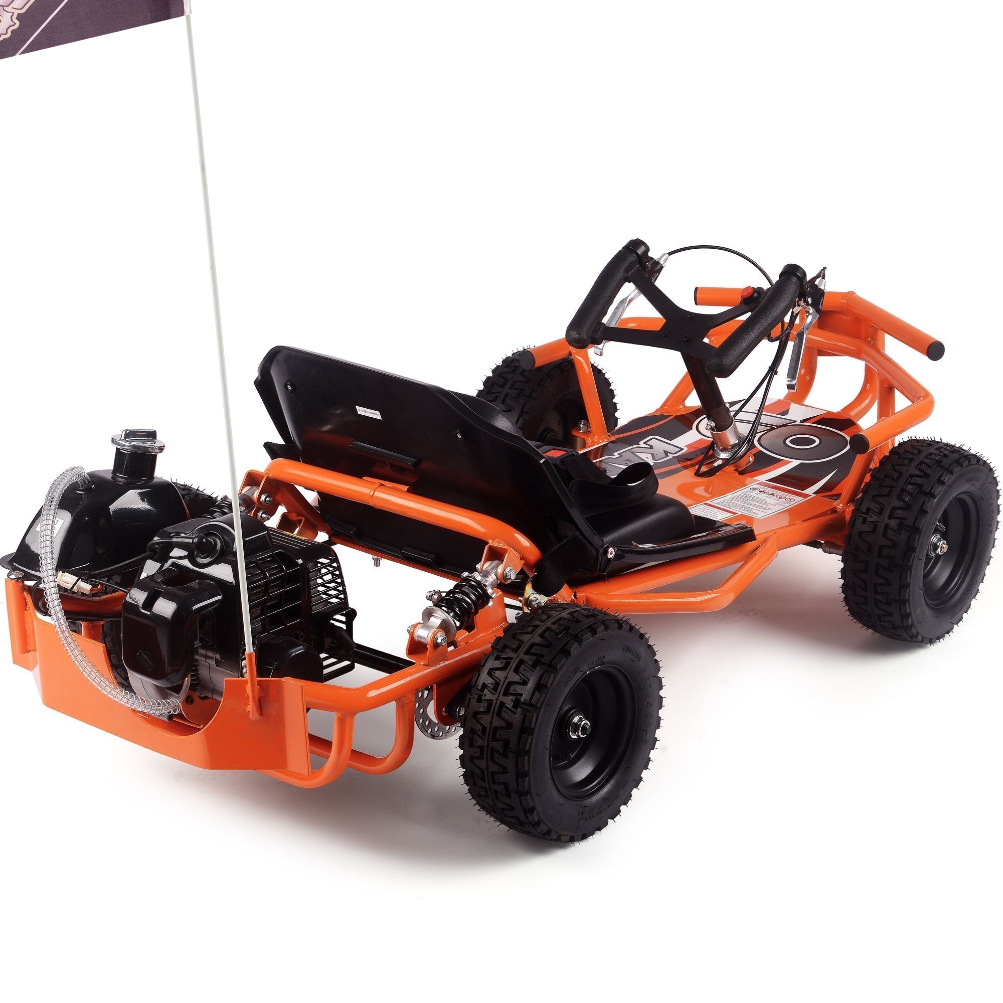 mototec sandman kids gas powered 52cc go kart