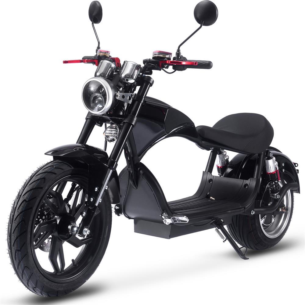 mototec raven 60v 30ah 2500w lithium electric scooter MT-Raven-60v-2500w_Black