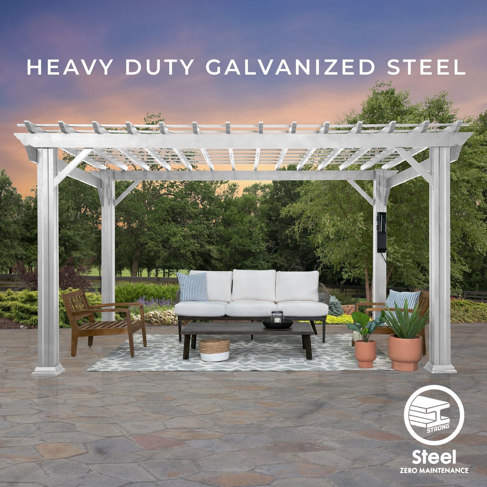 16×12 hawthorne traditional steel pergola with sail shade soft canopy 16×12 hawthorne traditional steel pergola with sail shade soft canopy