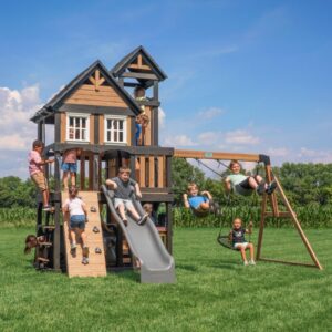 mystic tower swing set – shipping & assembly included