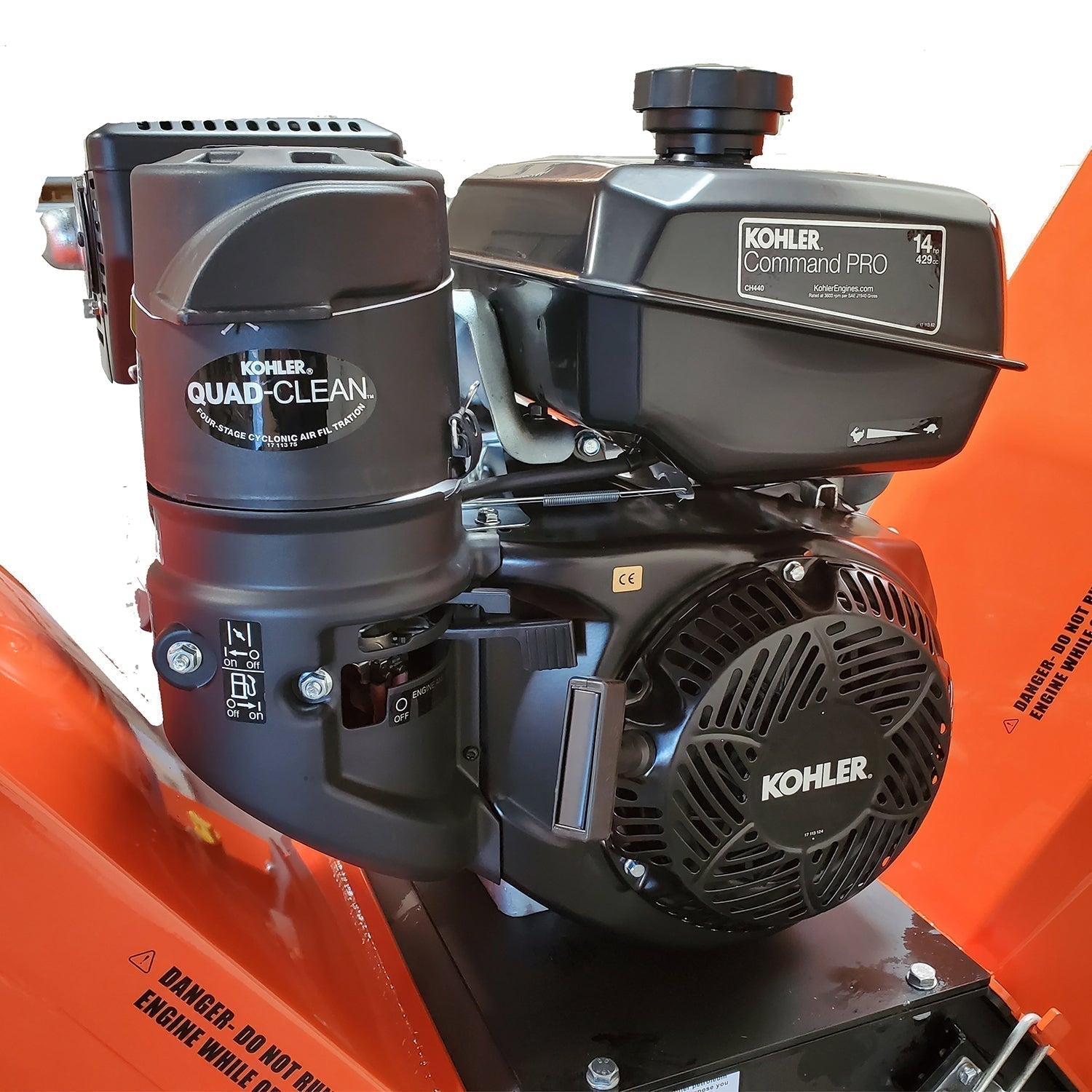 detail k2 6 inch 14 hp cyclonic chipper shredder with electric starter – opc506e