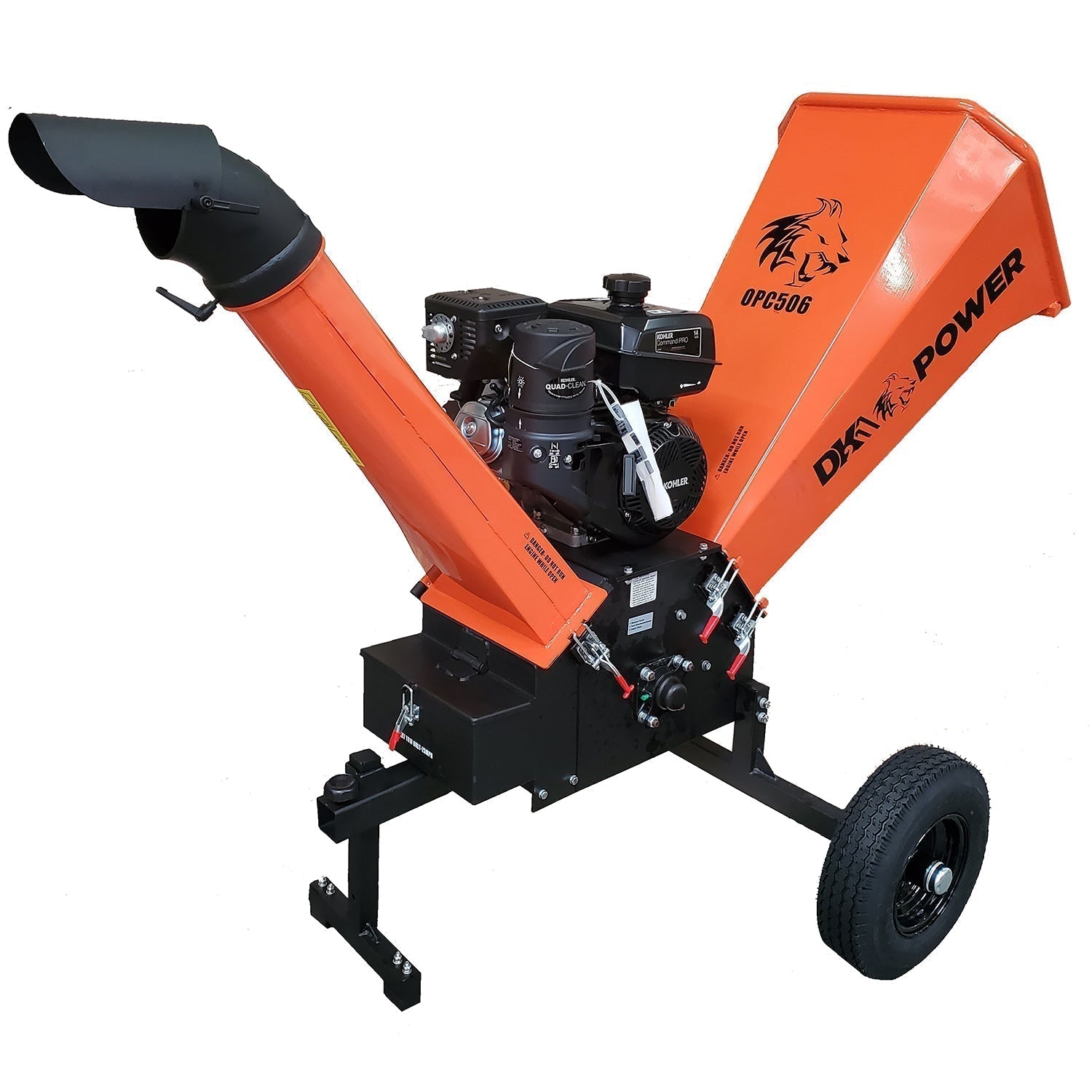 detail k2 6 inch 14 hp cyclonic chipper shredder – opc506