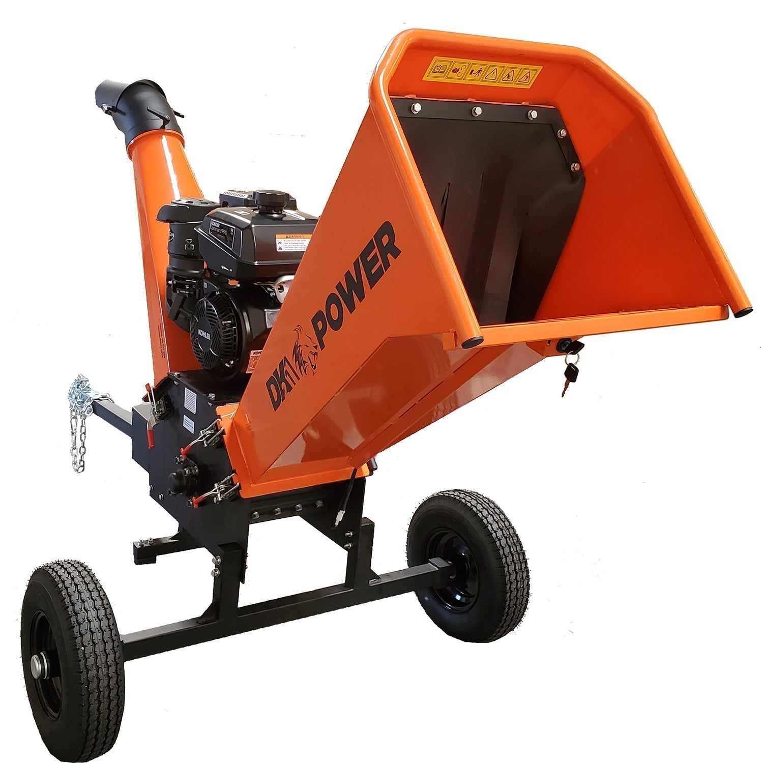 detail k2 6 inch 14 hp cyclonic chipper shredder with electric starter – opc506e