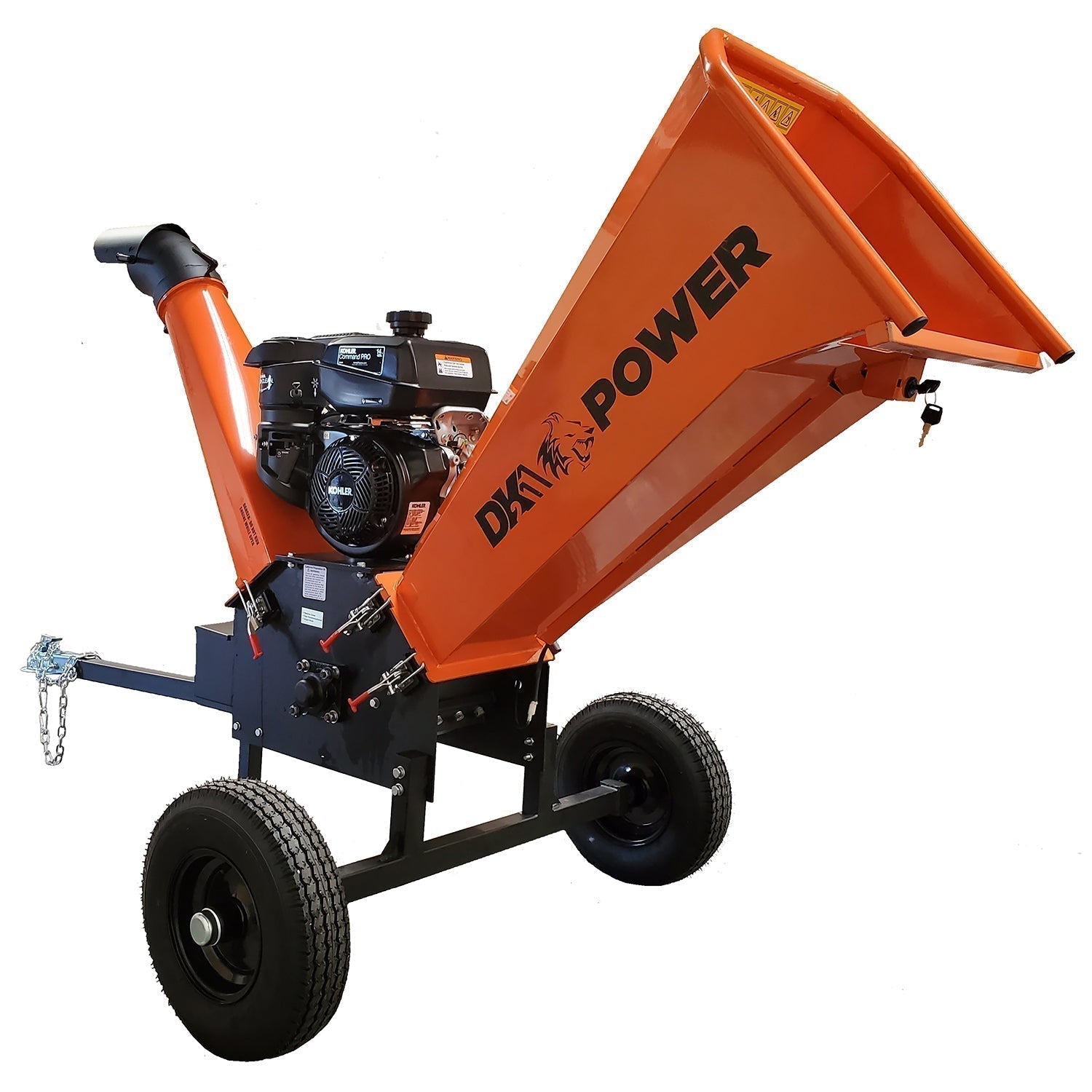 detail k2 6 inch 14 hp cyclonic chipper shredder with electric starter – opc506e