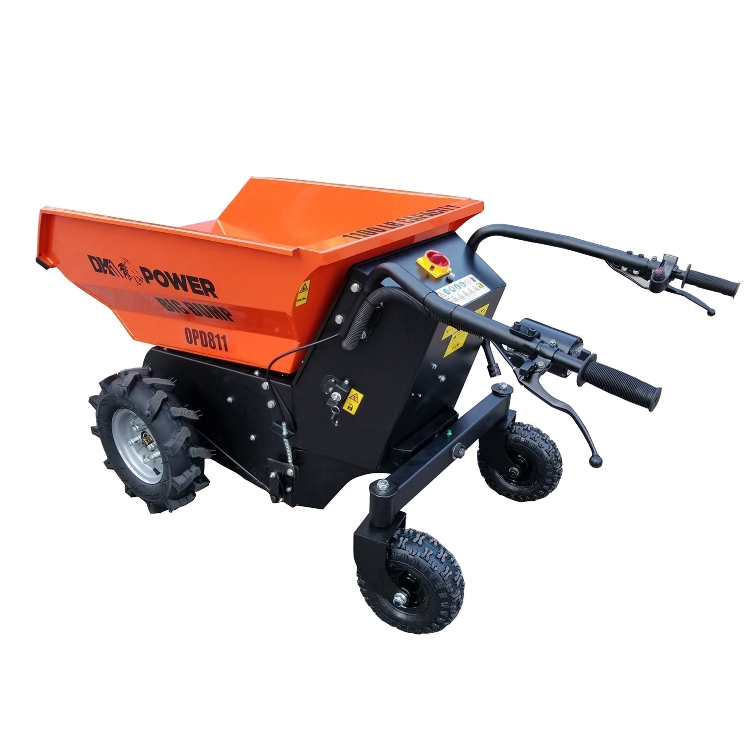 detail k2 big dump 1100 pound electric power dump cart – opd811 detail k2 big dump 1100 pound electric power dump cart – opd811