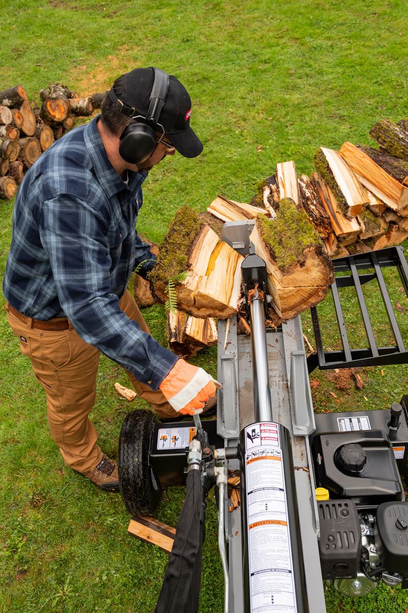 oregon® 30 ton 196cc kohler sh265 horizontal / vertical log splitter (or30tko 1)