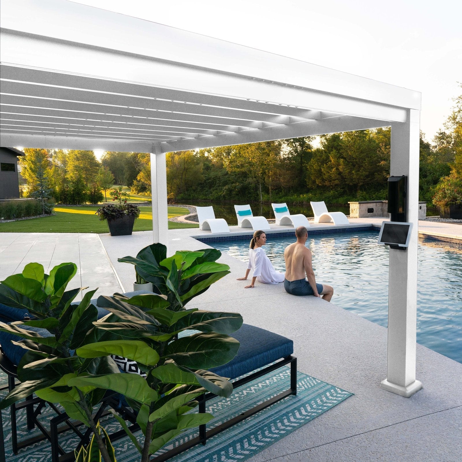 14×12 windham modern steel pergola with sail shade soft canopy 14×12 windham modern steel pergola with sail shade soft canopy