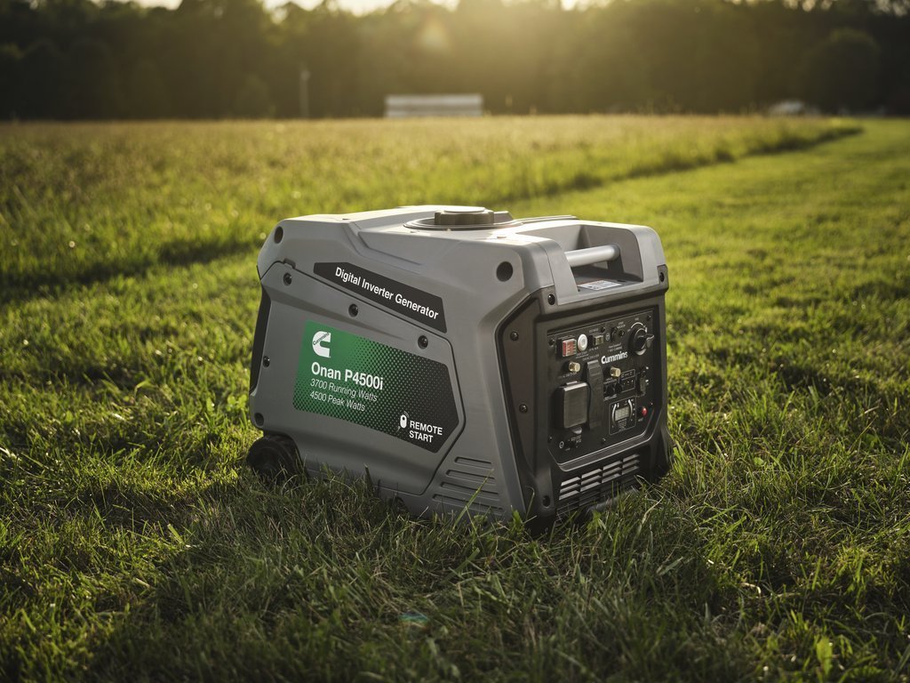 cummins p4500i 3700w/4500w onan a058u955 remote start portable gas inverter generator new