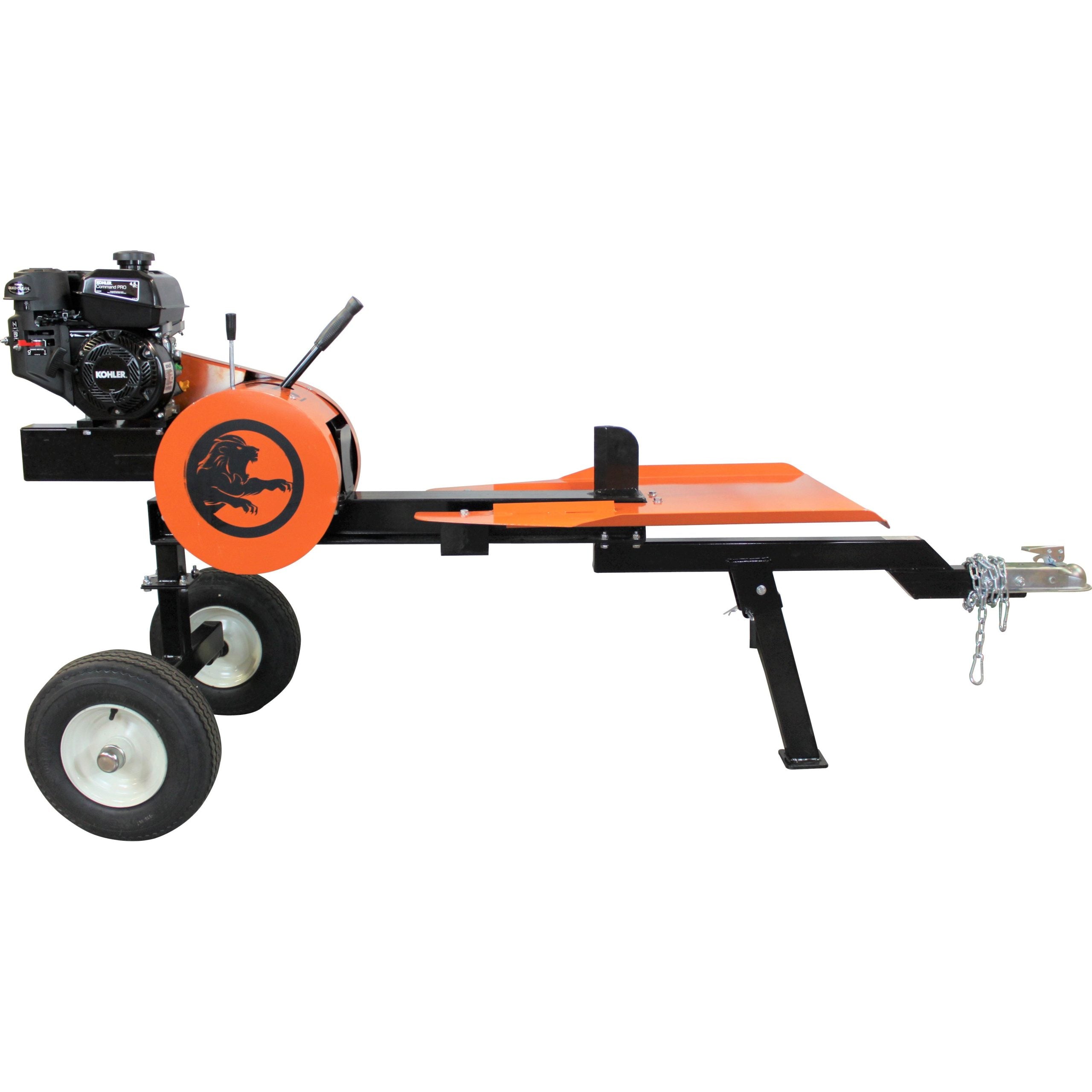 powerking 22 ton 4.5 hp kohler horizontal kinetic abs log splitter (pk0322k)