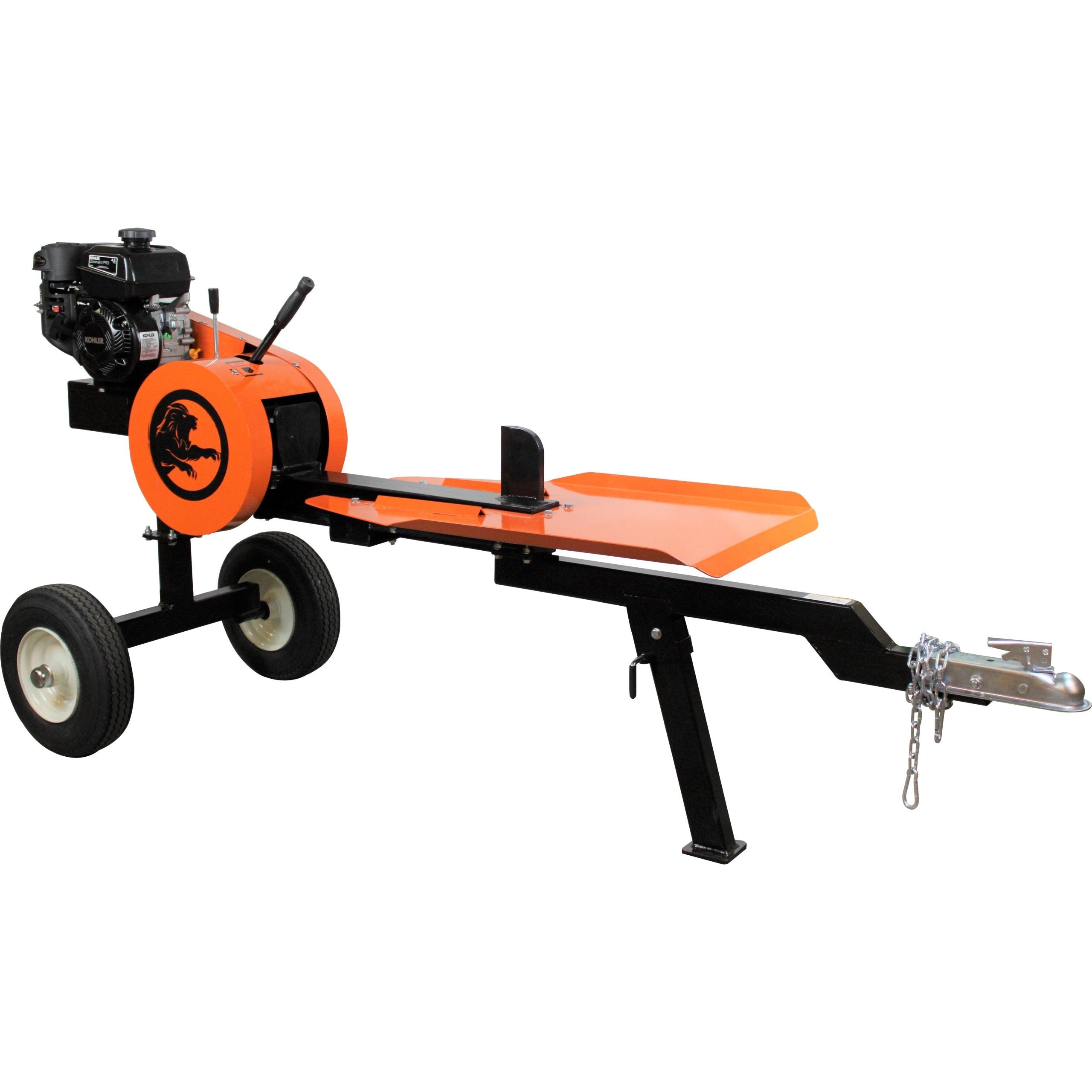 powerking 22 ton 4.5 hp kohler horizontal kinetic abs log splitter (pk0322k)