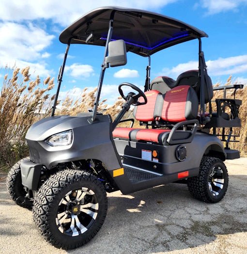 48v electric golf cart 4 seater renegade light edition utility golf utv – light edition – charcoal