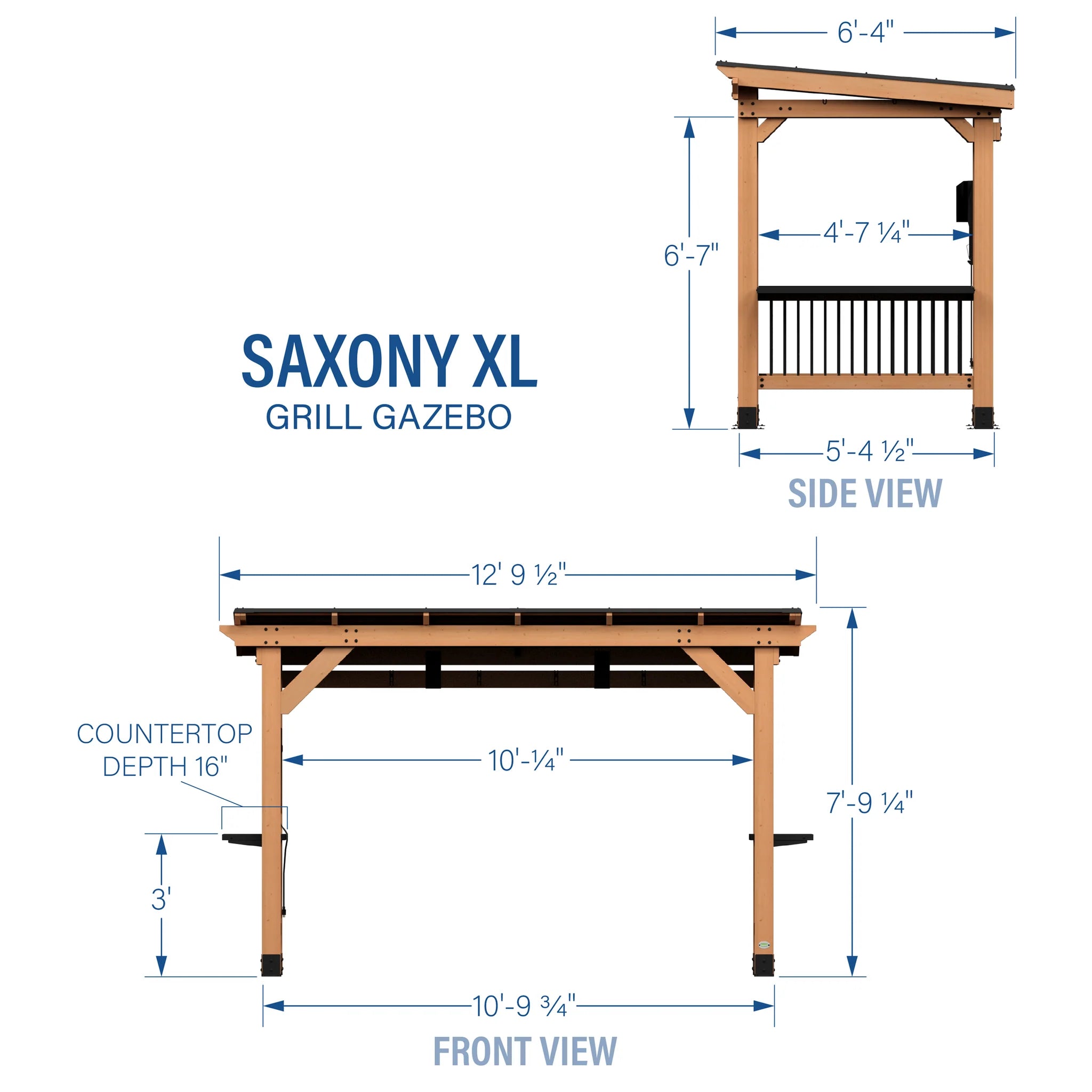 Saxony XL Grill Gazebo Saxony XL Grill Gazebo specifications