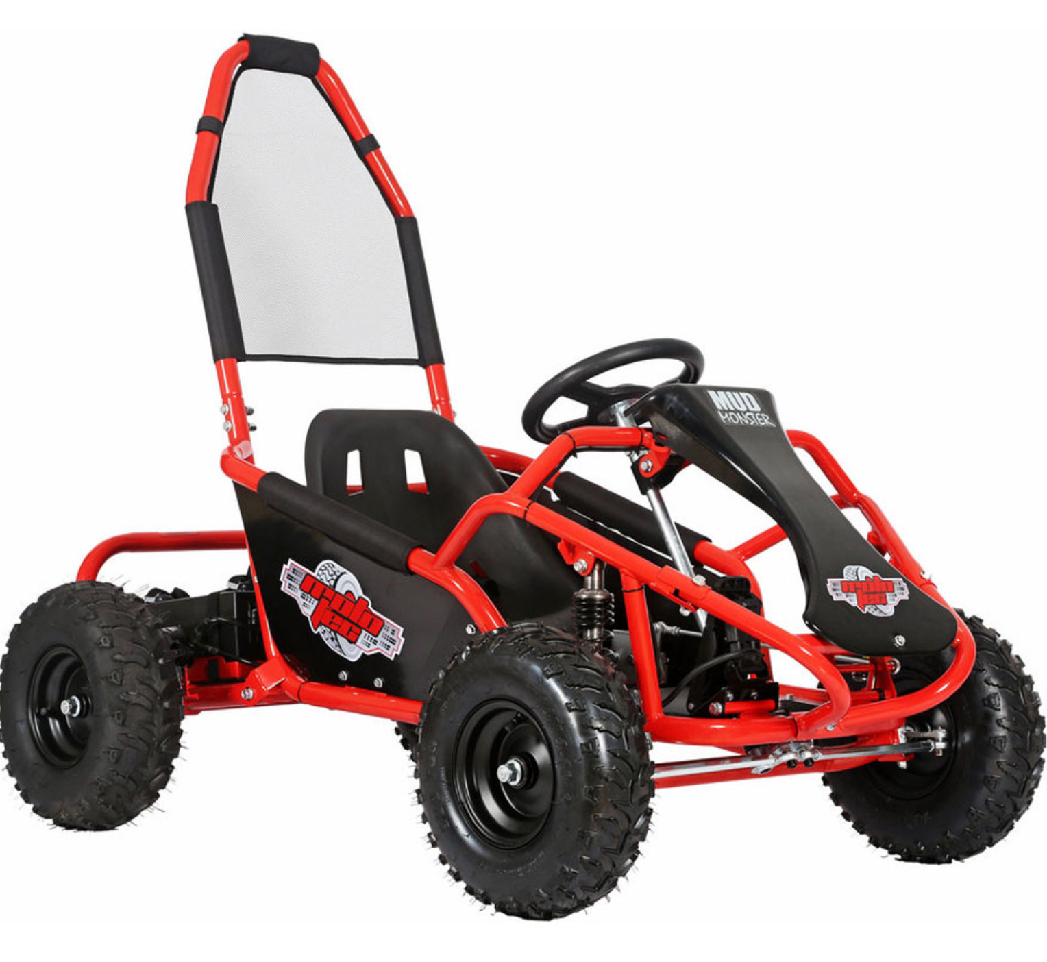mototec mud kids electric 48v 1000w go kart w full suspension