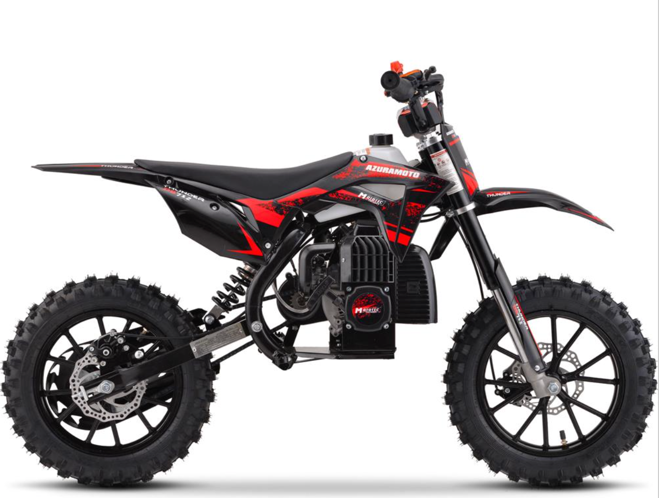 mototec thunder 50cc 2 stroke kids gas dirt bike
