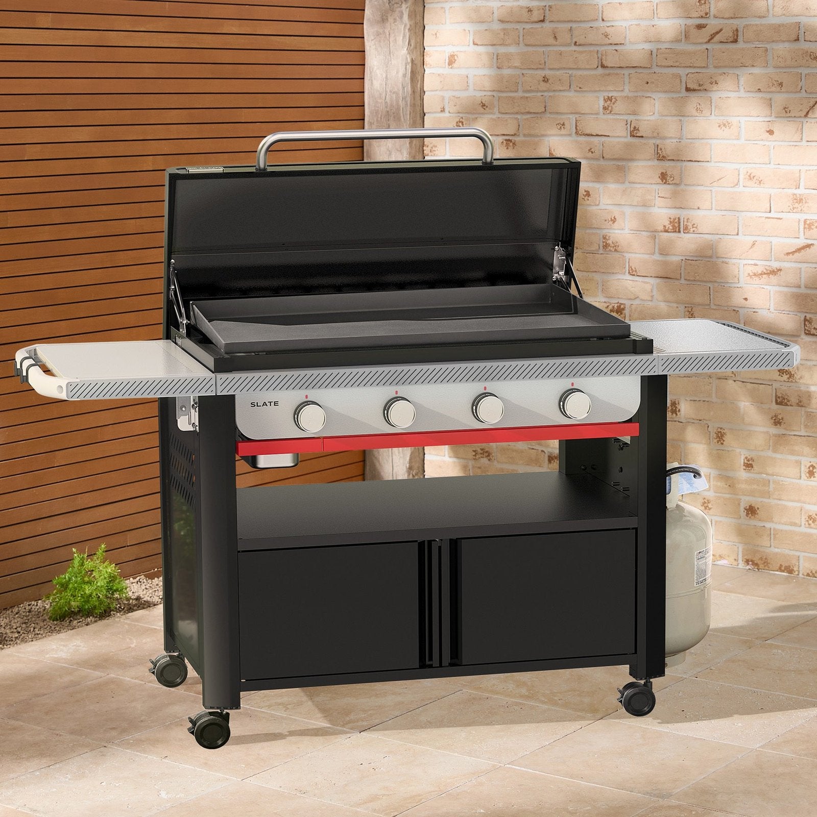 slate® 36” rust resistant griddle with closed cabinet slate® 36” rust resistant griddle with closed cabinet