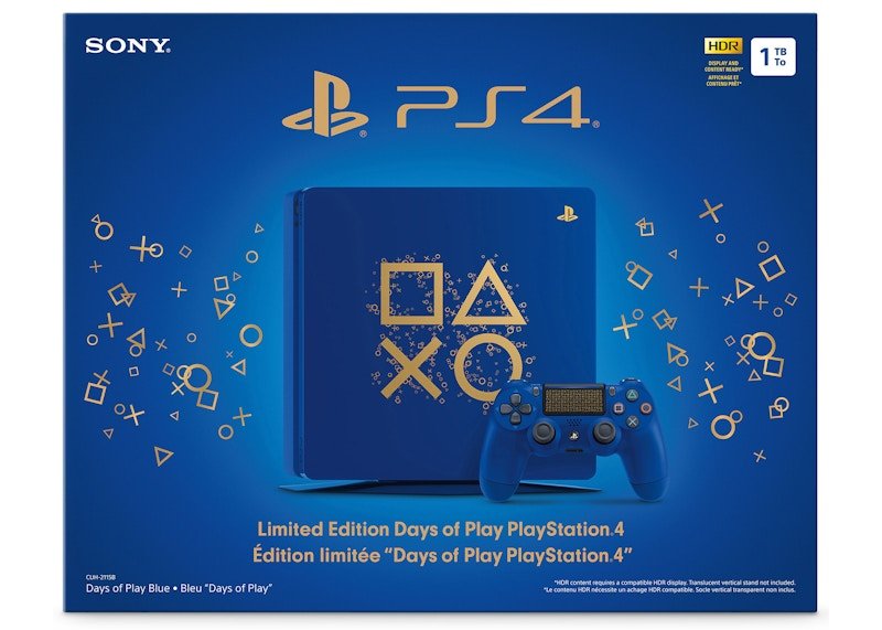 sony playstation 4 ps4 days of play limited edition console 3003131 sony playstation 4 ps4 days of play limited edition console 3003131