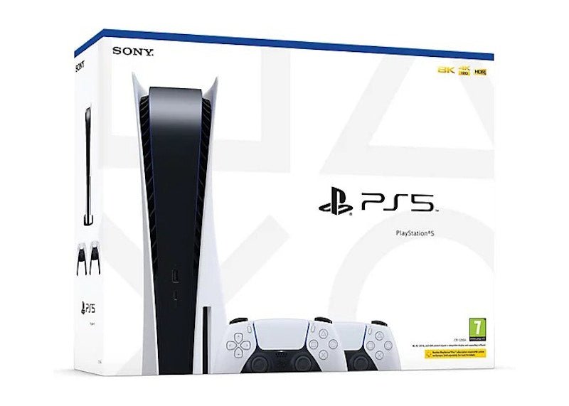 sony playstation 5 ps5 blu ray edition console with two controllers (eu plug) sony playstation 5 ps5 blu ray edition console with two controllers (eu plug)