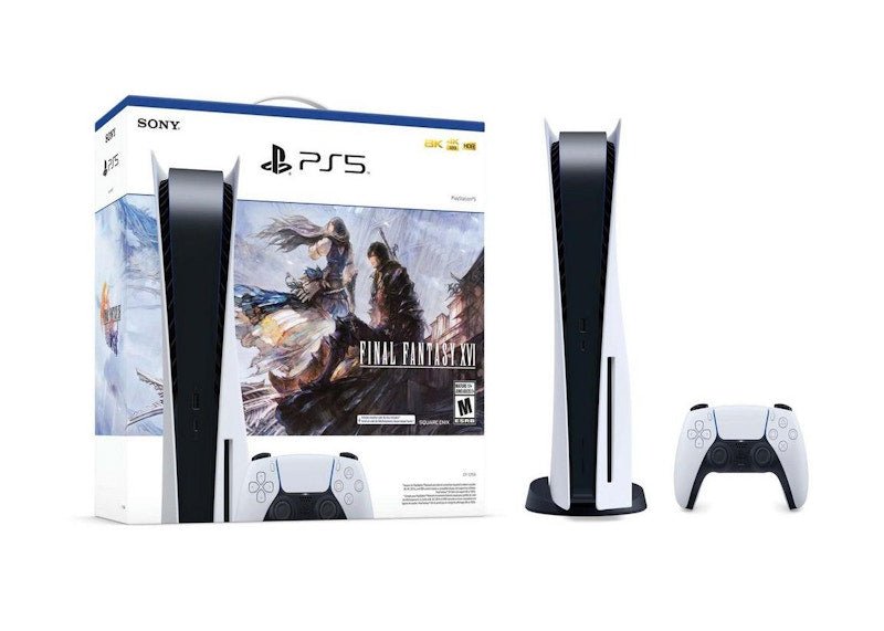 sony playstation 5 ps5 blu ray edition final fantasy xvi console bundle (uk plug) Sony PlayStation 5 PS5 Blu-ray Edition Final Fantasy XVI Console Bundle (UK Plug)
