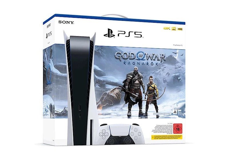 sony playstation 5 ps5 blu ray edition god of war ragnarök (kr plug) console bundle cfi 1218 Sony PlayStation 5 PS5 Blu-ray Edition God of War Ragnarök (KR Plug) Console Bundle CFI-1218