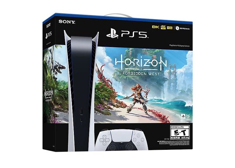 sony playstation 5 ps5 digital horizon forbidden west console bundle (uk plug) 19420897 Sony PlayStation 5 PS5 Digital Horizon Forbidden West Console Bundle (UK Plug) 19420897