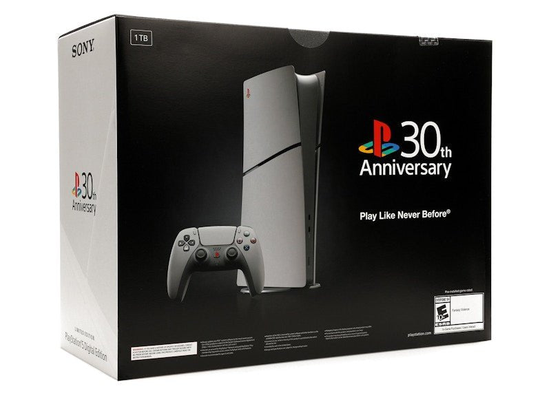 sony playstation 5 ps5 slim digital edition 30th anniversary limited edition bundle (us plug) sony playstation 5 ps5 slim digital edition 30th anniversary limited edition bundle (us plug)