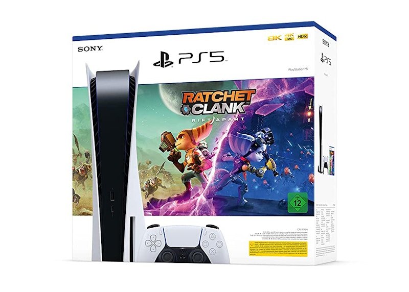 sony playstation 5 ps5 ratchet & clank: rift apart (eu plug) console bundle (cfi 1016a 70639) Sony PlayStation 5 PS5 Ratchet & Clank: Rift Apart (EU Plug) Console Bundle (CFI-1016A 70639)
