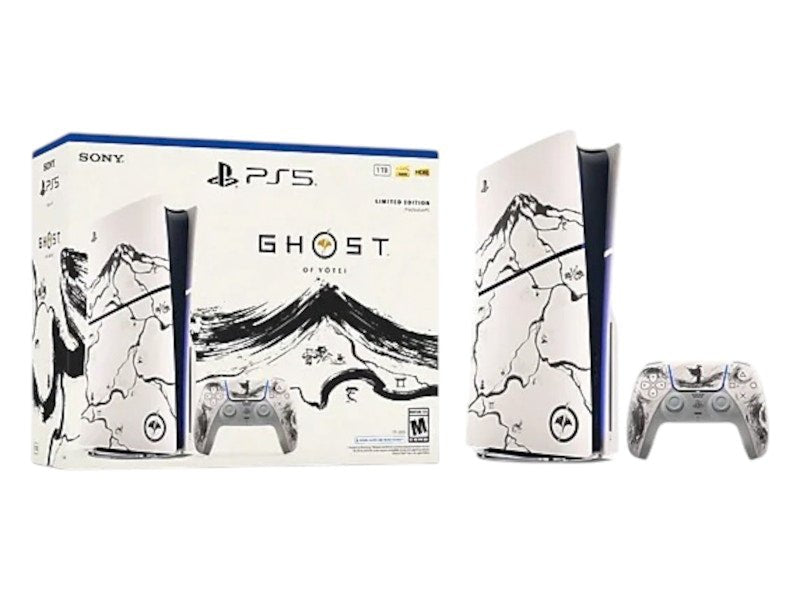 sony playstation 5 ps5 slim ultra hd ghost of yotei black limited edition bundle (uk plug) sony playstation 5 ps5 slim ultra hd ghost of yotei black limited edition bundle (uk plug)
