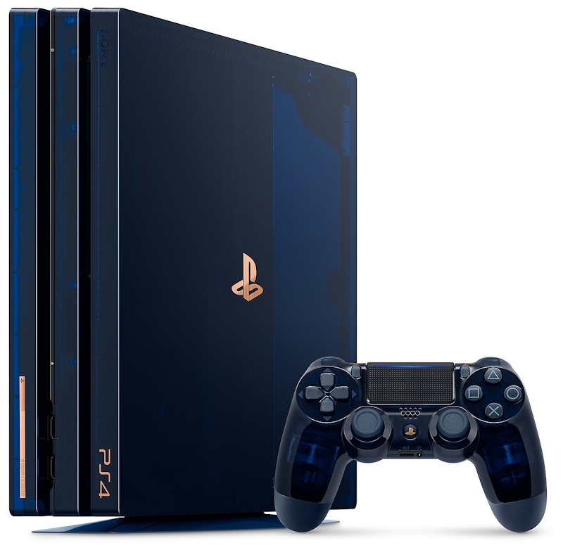 sony playstation 4 ps4 pro 500 million limited edition console ps4500mled (us plug) Sony PlayStation 4 PS4 Pro 500 Million Limited Edition Console PS4500MLED (US Plug)