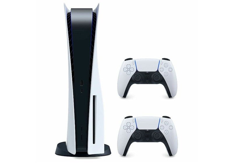 sony playstation 5 ps5 disc console with extra dualsense wireless controller bundle (us plug) 3005718 3005715/3006634 Sony Sony Playstation 5 PS5 Disc Console with Extra DualSense Wireless Controller Bundle (US Plug) 3005718-3005715/3006634