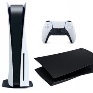 Sony Playstation 5 PS5 Disc Console with PS5 Console Cover (US Plug) 1000032115/1000029754
